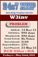 W3Inv details image on 24x7 Hyip